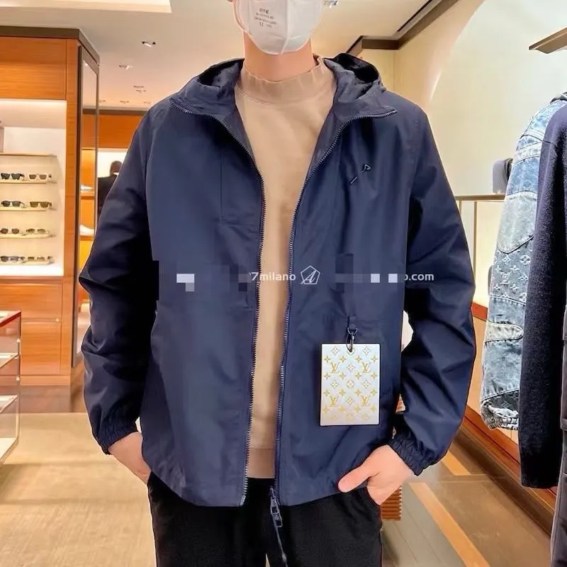Louis Vuitton/Louis Vuitton pin dark pattern jacquard reversible jacket jacket